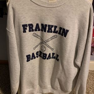 baseball sweatshirt